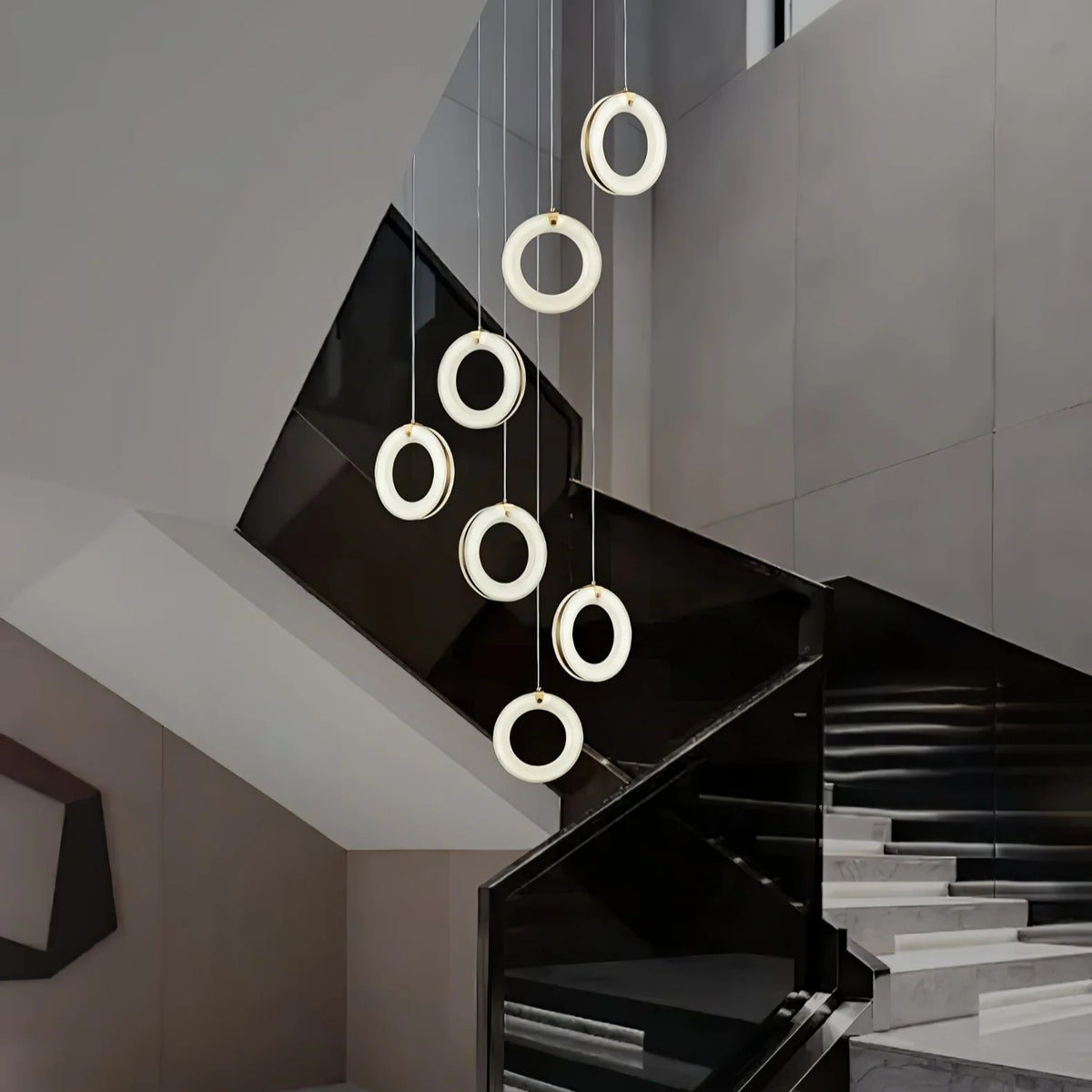 Alabaster Ring Pendant Light - Pre Order