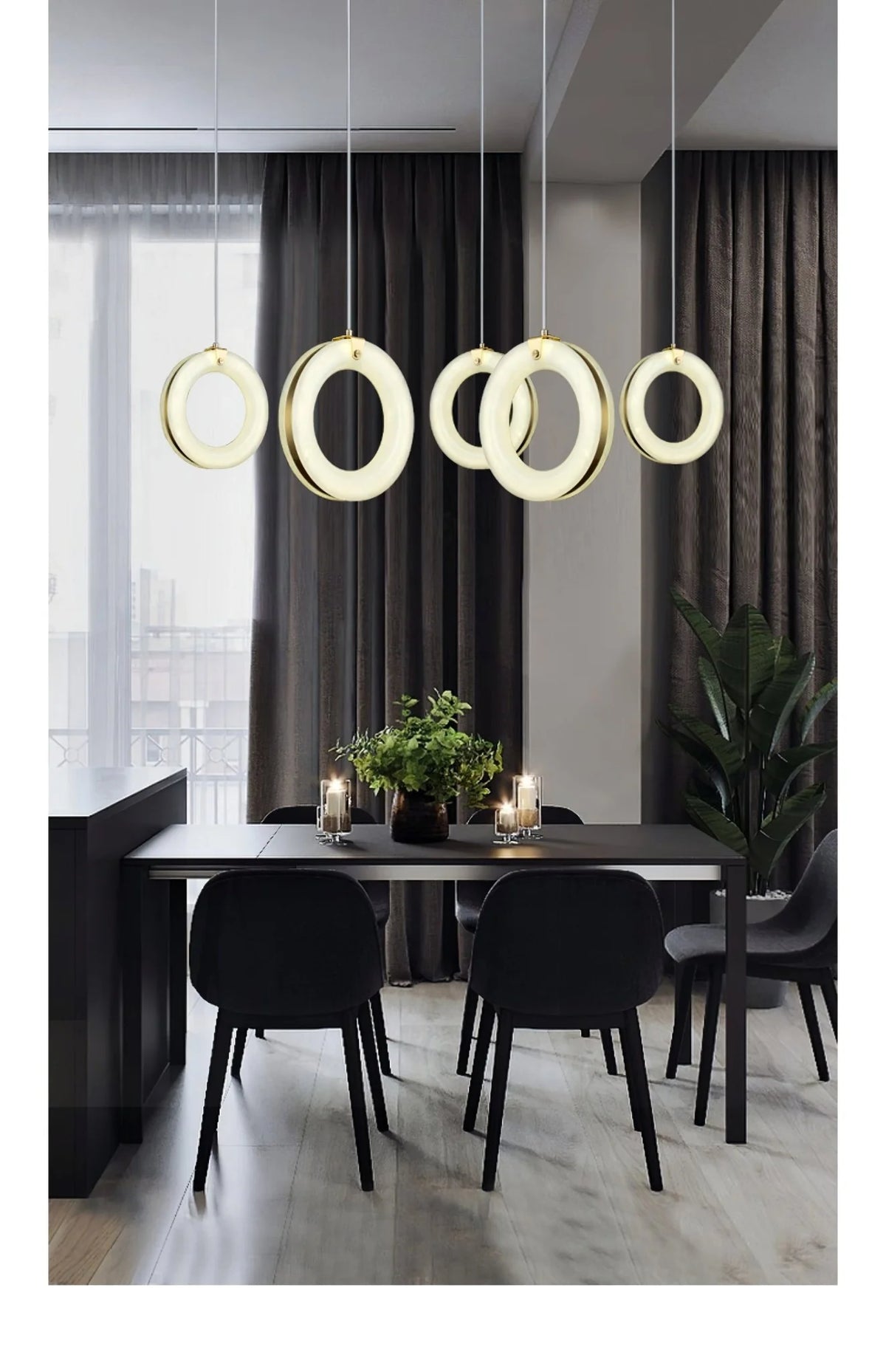 Alabaster Ring Pendant Light - Pre Order