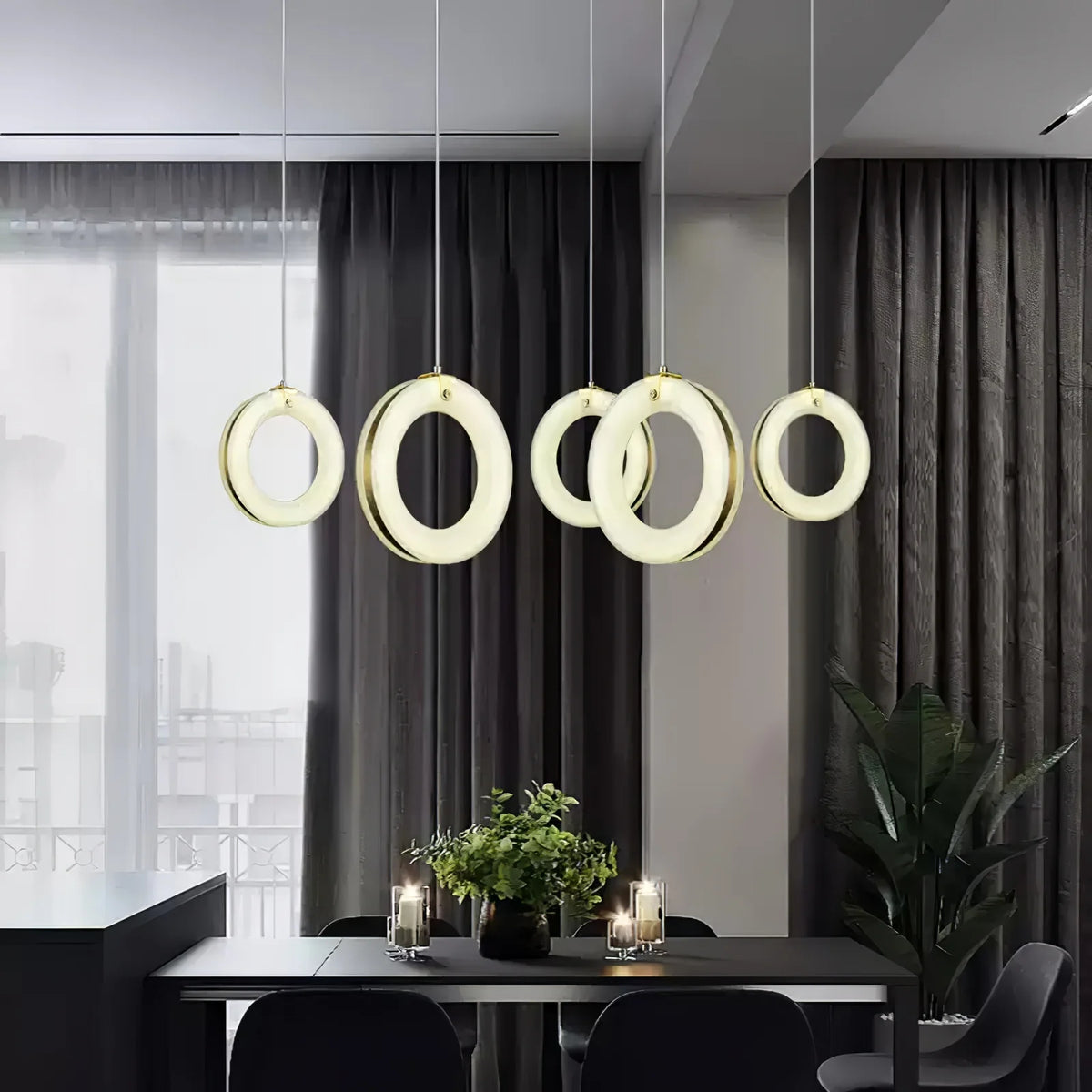 Alabaster Ring Pendant Light - Pre Order