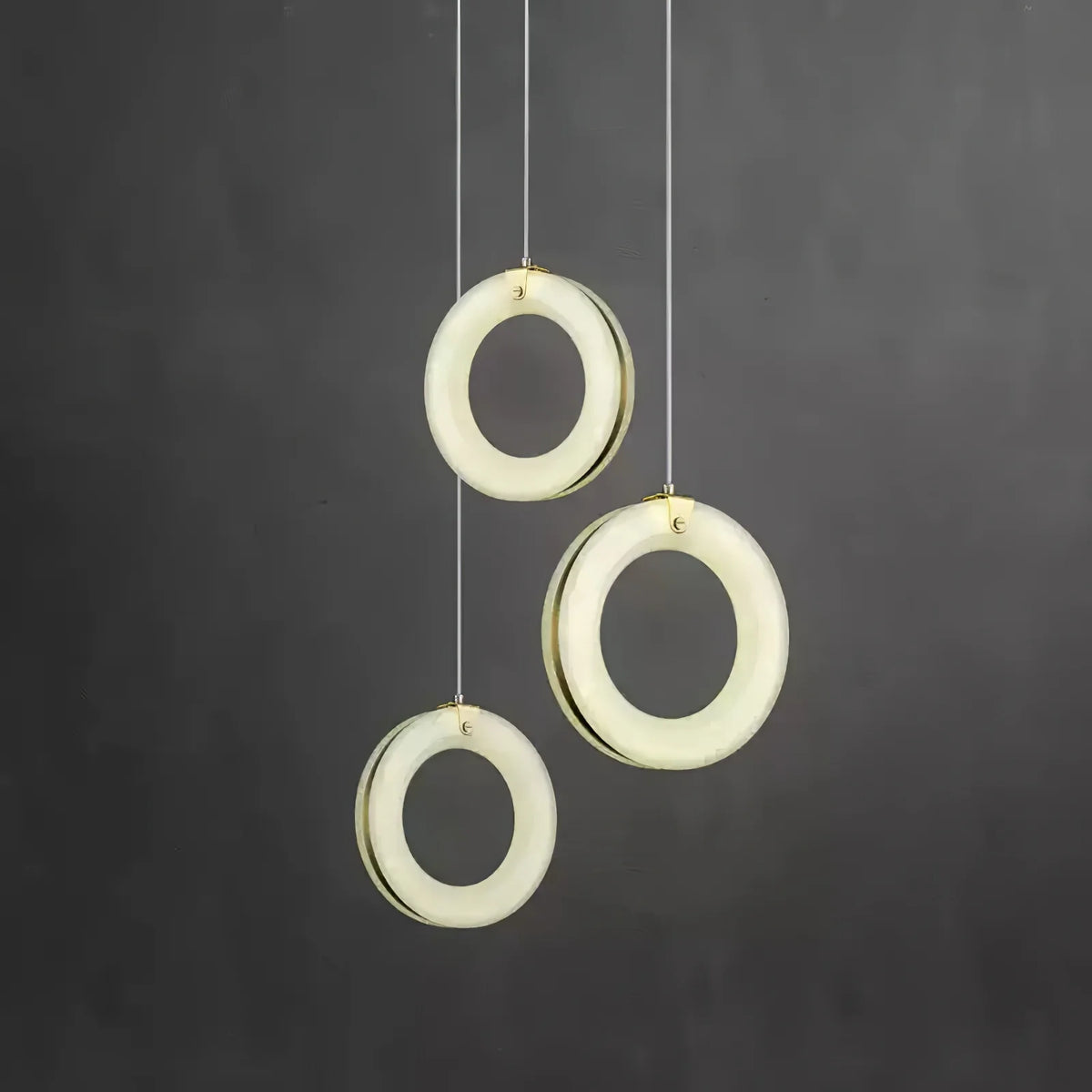 Alabaster Ring Pendant Light - Pre Order