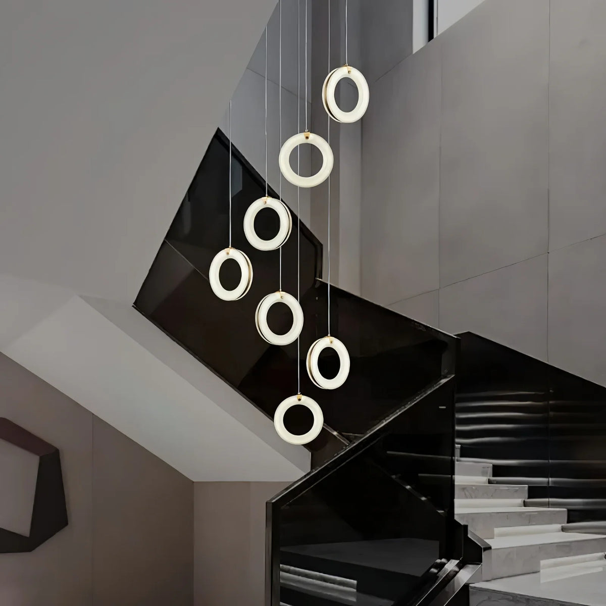 Alabaster Ring Pendant Light - Pre Order