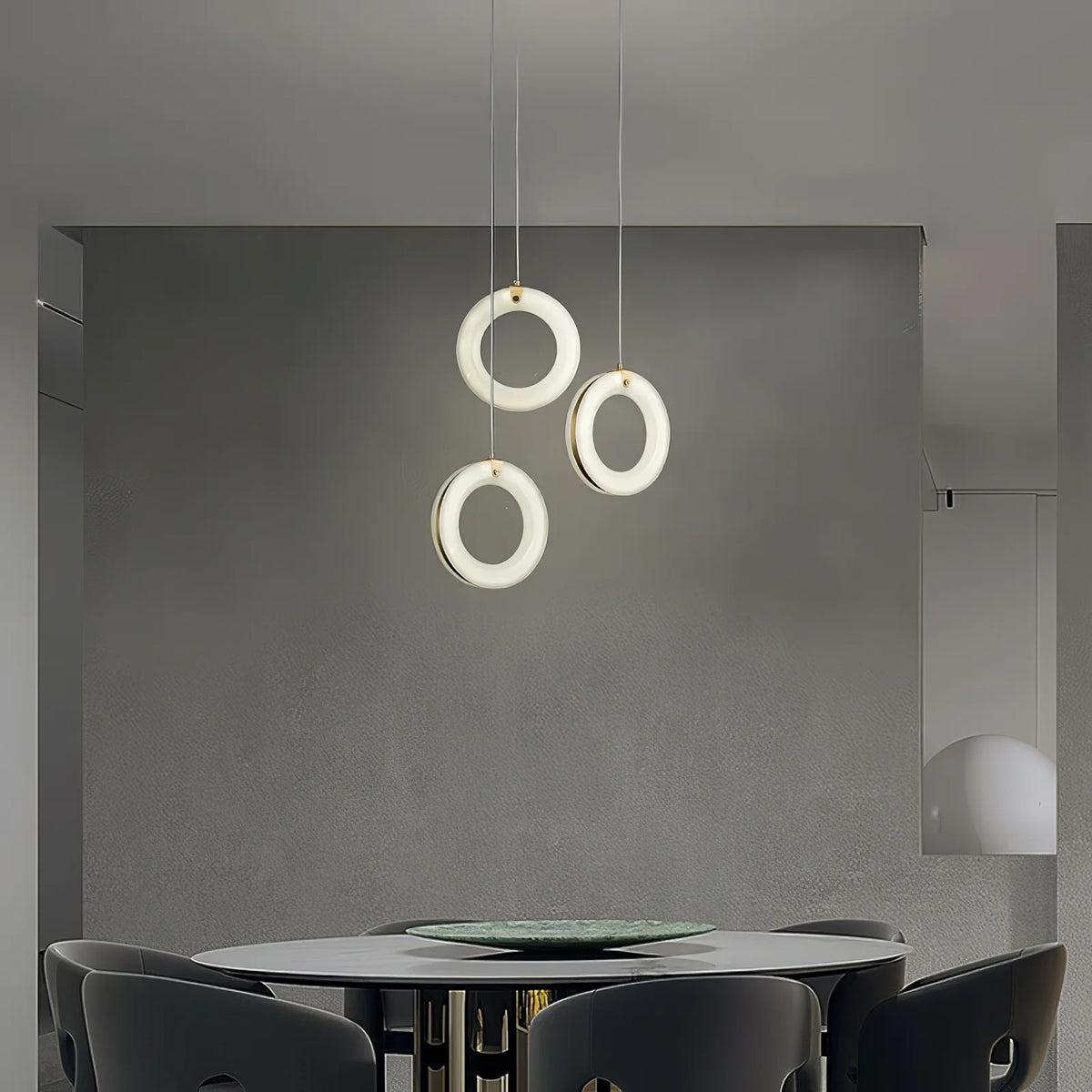 Alabaster Ring Pendant Light - Pre Order