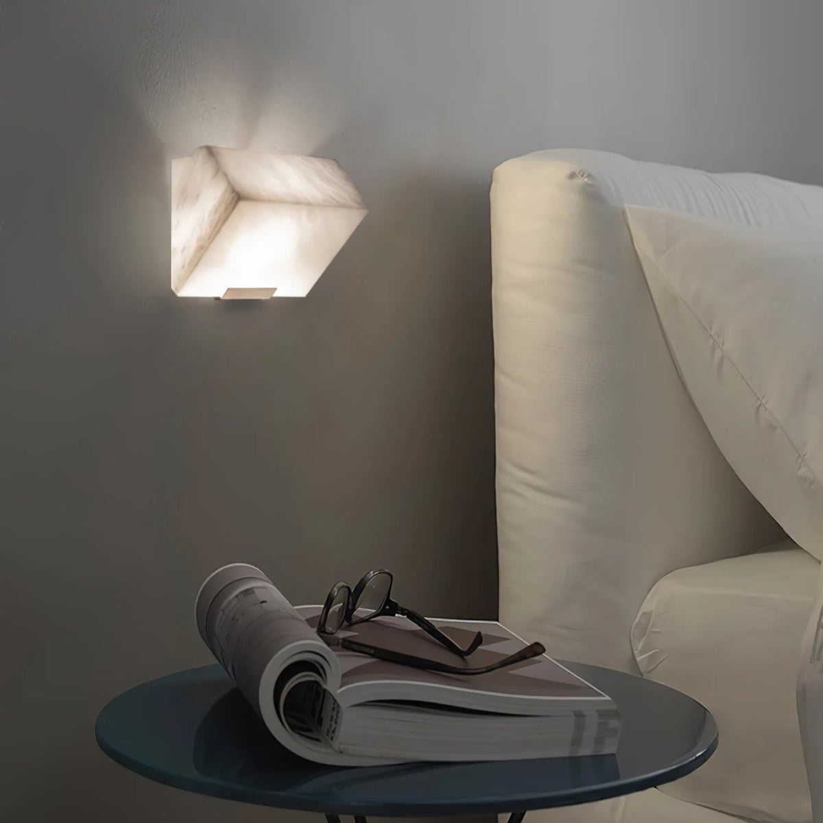 Alabaster Staircase Wall Lamp - Pre Order