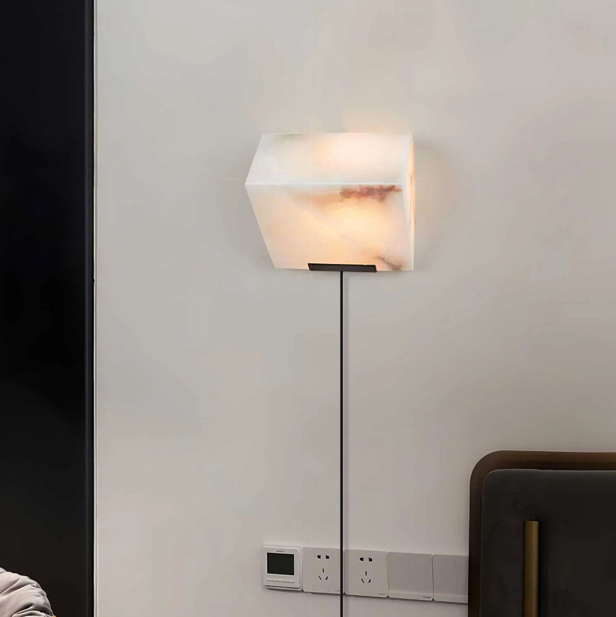 Alabaster Staircase Plug-in Wall Lamp - Pre Order