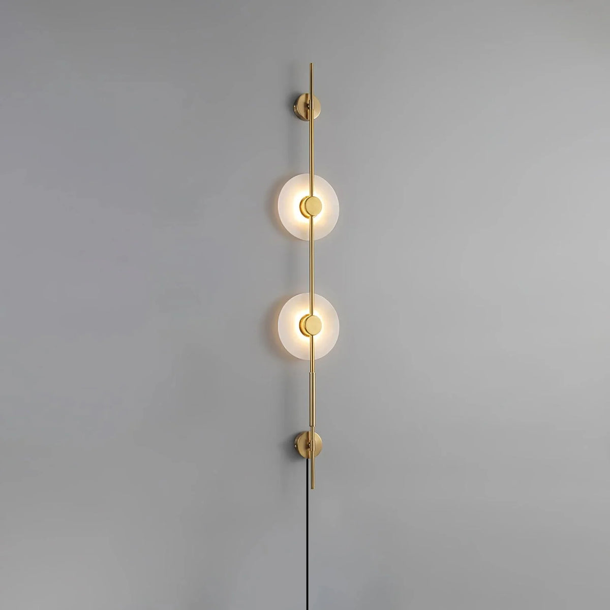 Alabaster Vertical Plug-in Wall Sconce - Pre Order