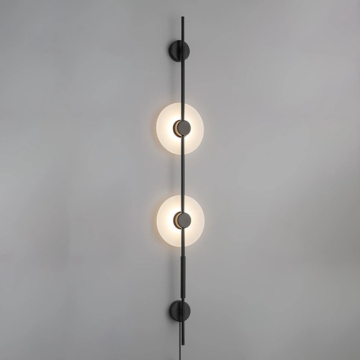 Alabaster Vertical Plug-in Wall Sconce - Pre Order