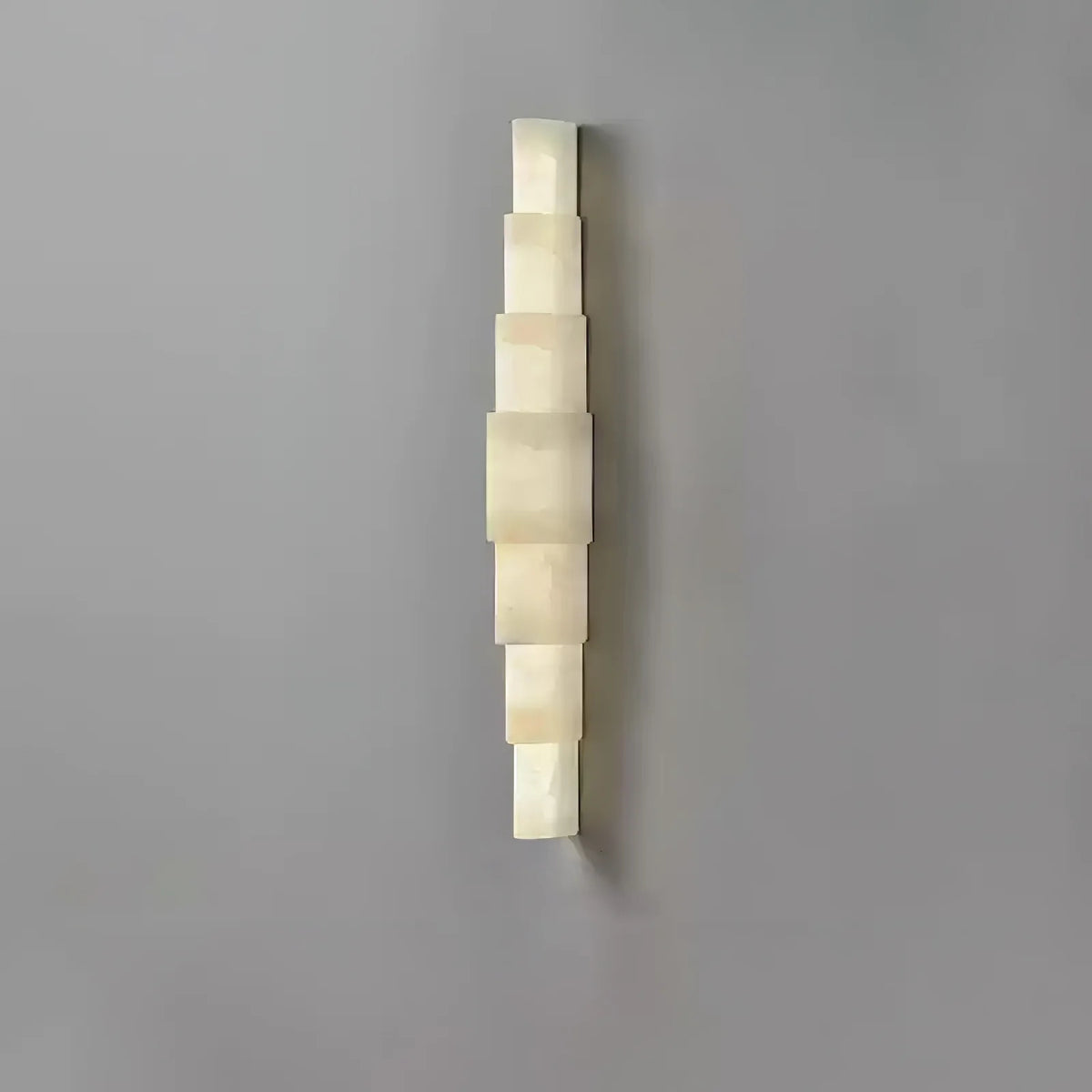 Alba Cascade Alabaster Wall Sconce - Pre Order