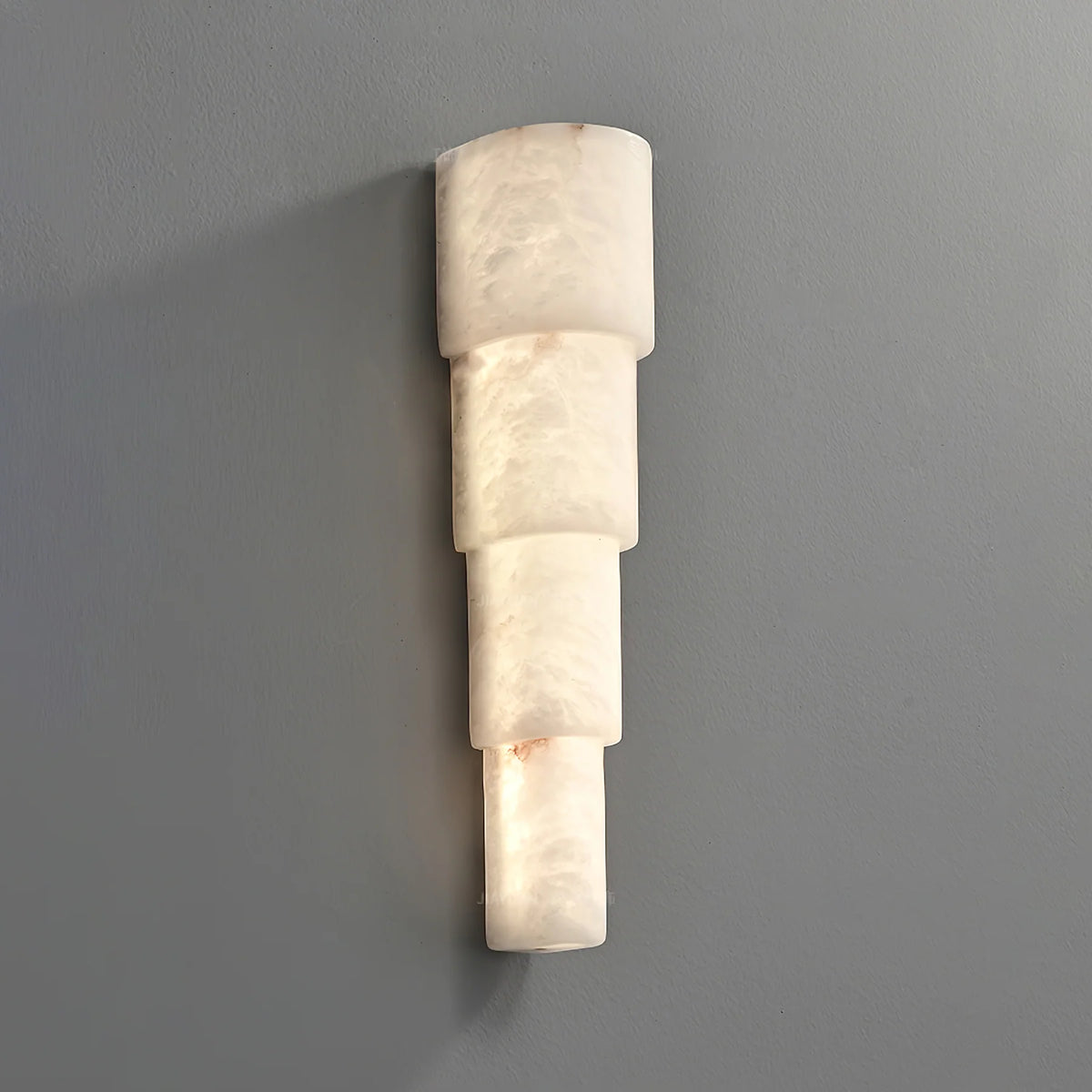 Alba Cascade Alabaster Wall Sconce - Pre Order