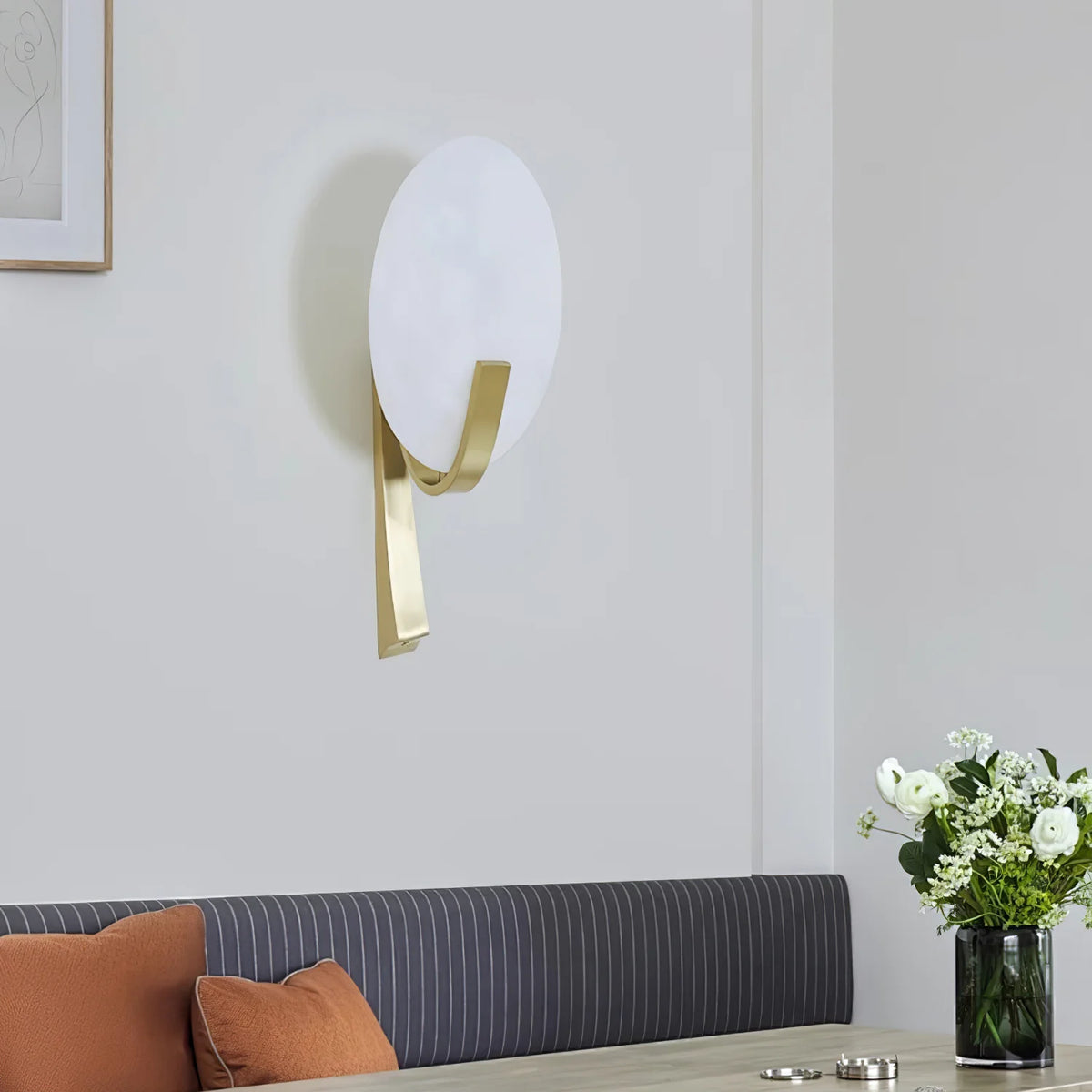 Alice Alabaster Plug-in Wall Lamp - Pre Order