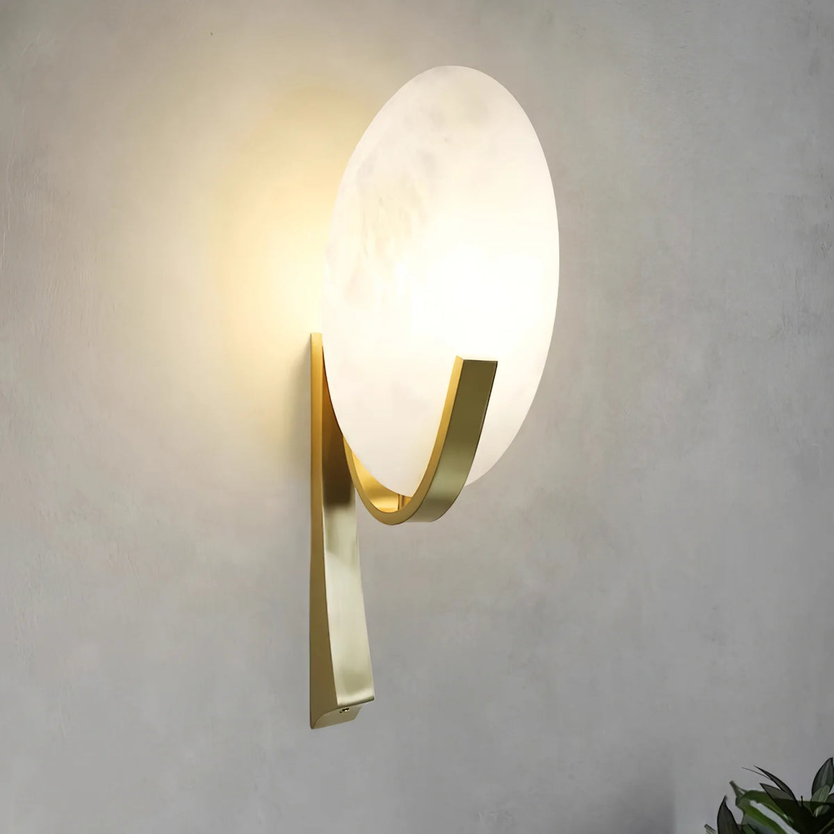 Alice Alabaster Plug-in Wall Lamp - Pre Order