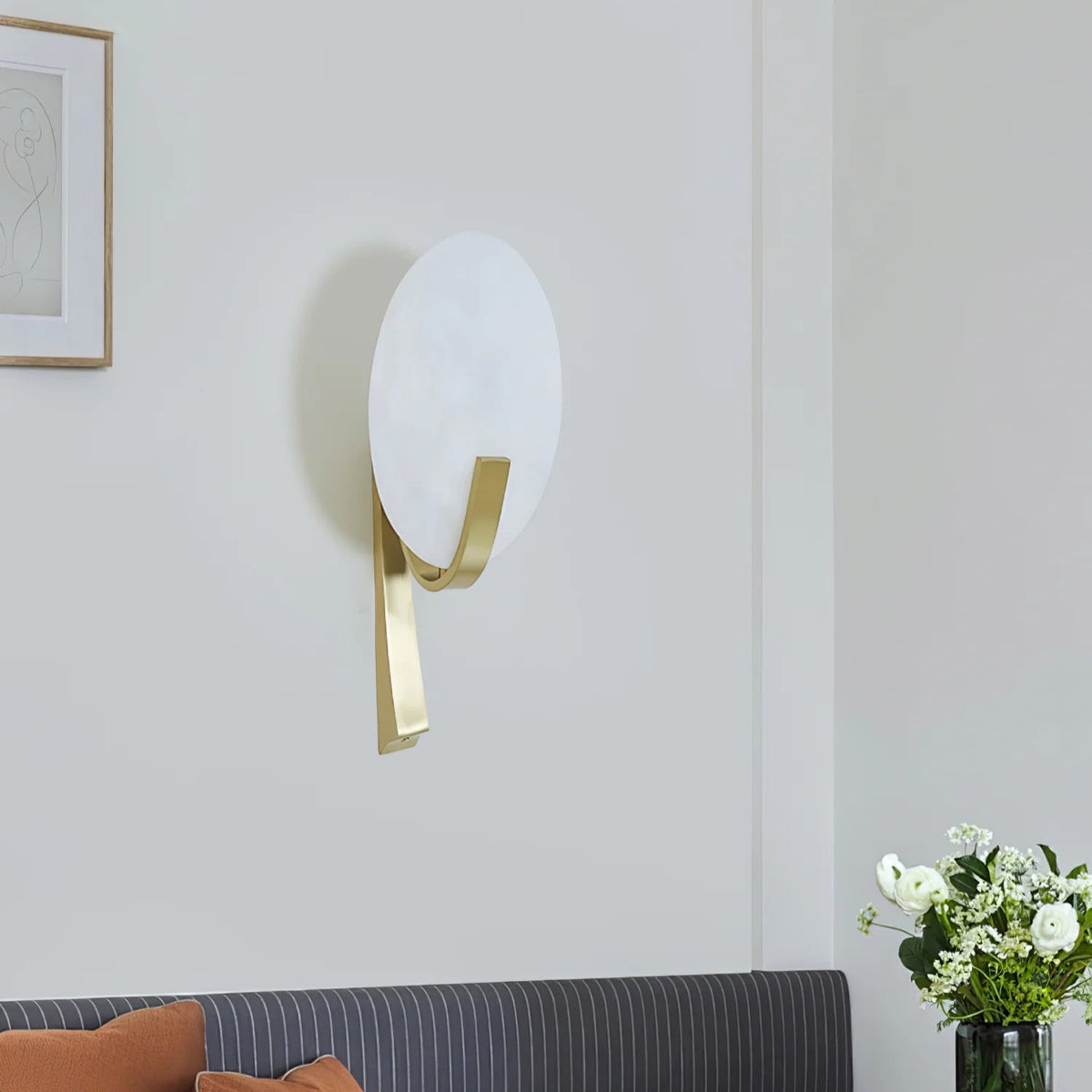 Alice Alabaster Plug-in Wall Lamp - Pre Order