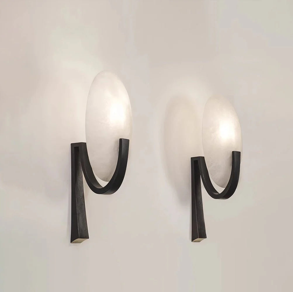 Alice Alabaster Plug-in Wall Lamp - Pre Order