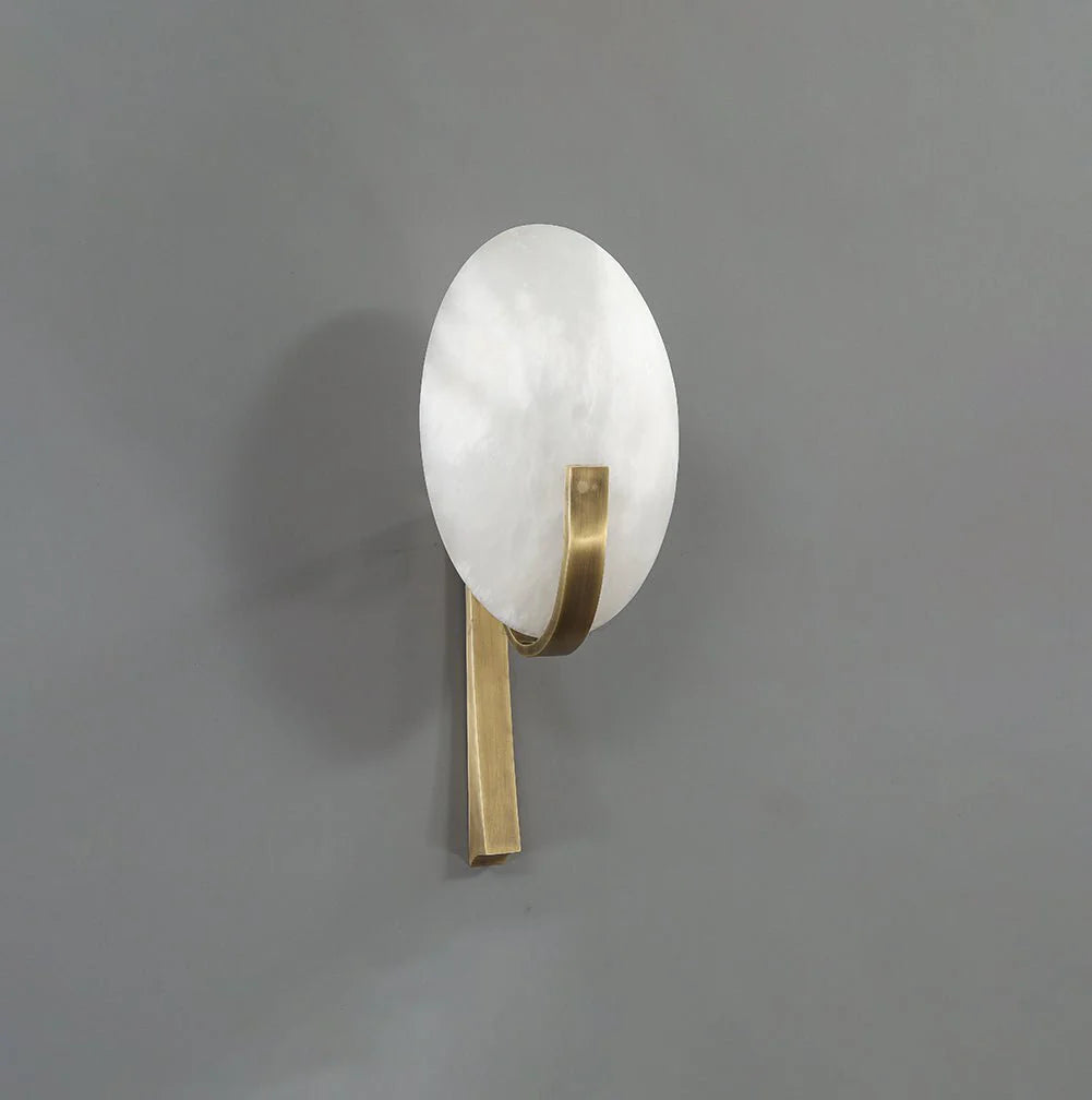 Alice Alabaster Plug-in Wall Lamp - Pre Order
