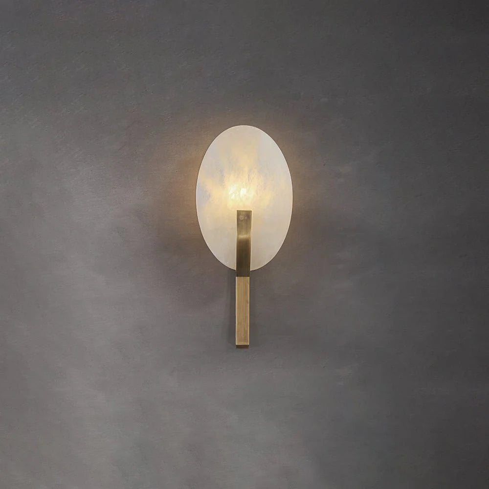 Alice Alabaster Plug-in Wall Lamp - Pre Order