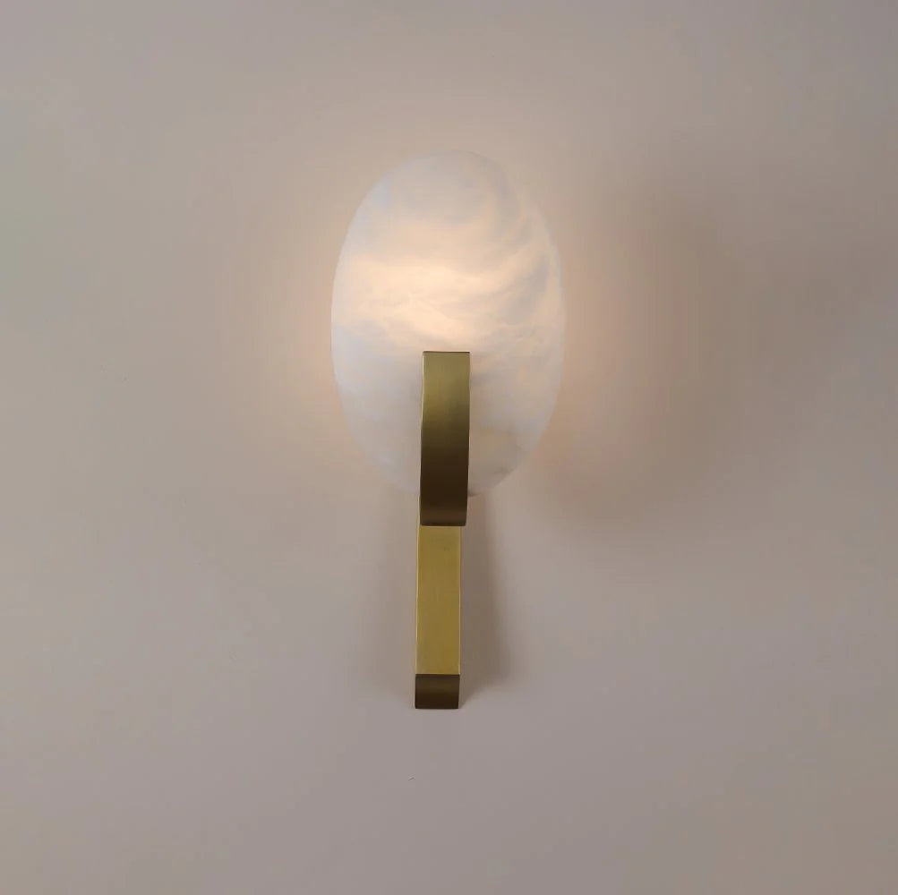 Alice Alabaster Plug-in Wall Lamp - Pre Order