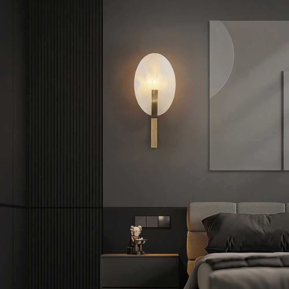 Alice Alabaster Plug-in Wall Lamp - Pre Order