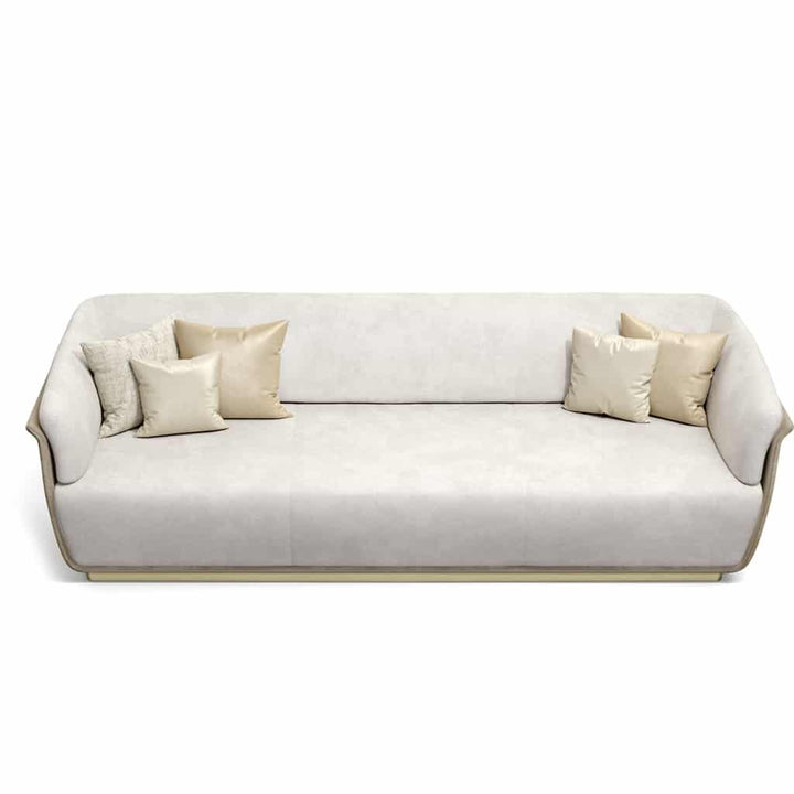 Upper view of Allure Sofa Poltrona Set, highlighting modern design and comfortable seating arrangement