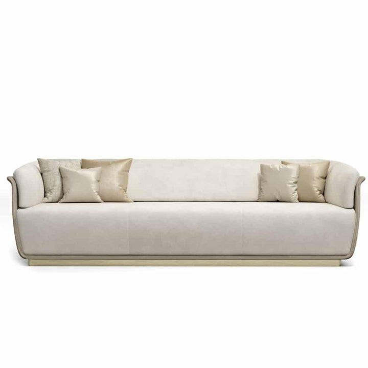 Front view of Allure Sofa Poltrona Set, showcasing elegant modern design for luxurious living rooms