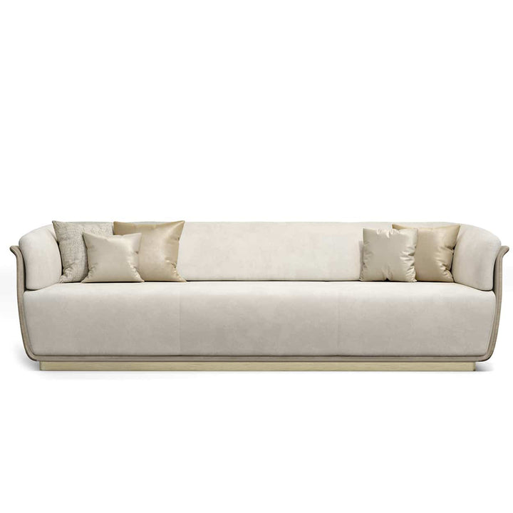 Front view of Allure Sofa Poltrona Set, showcasing elegant modern design for luxurious living rooms