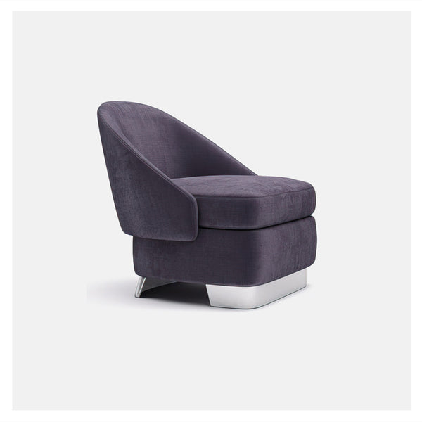 Allure Signature chair and sofa Poltrona set side view, elegant modern seating for stylish interiors