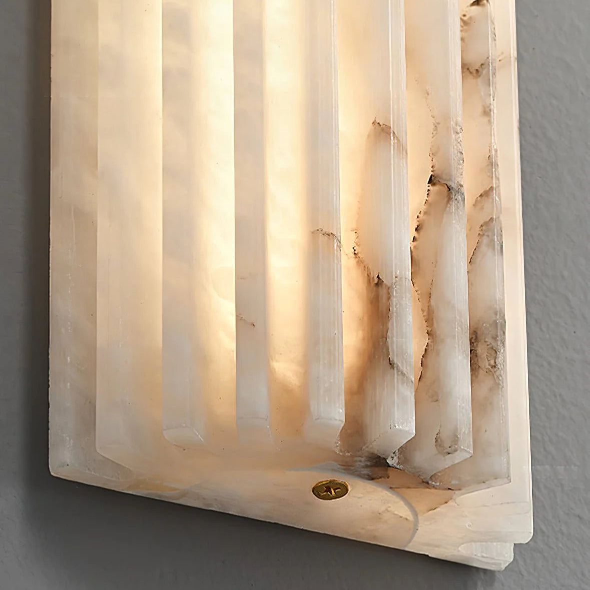 Alvia Alabaster Wall Light - Per Order