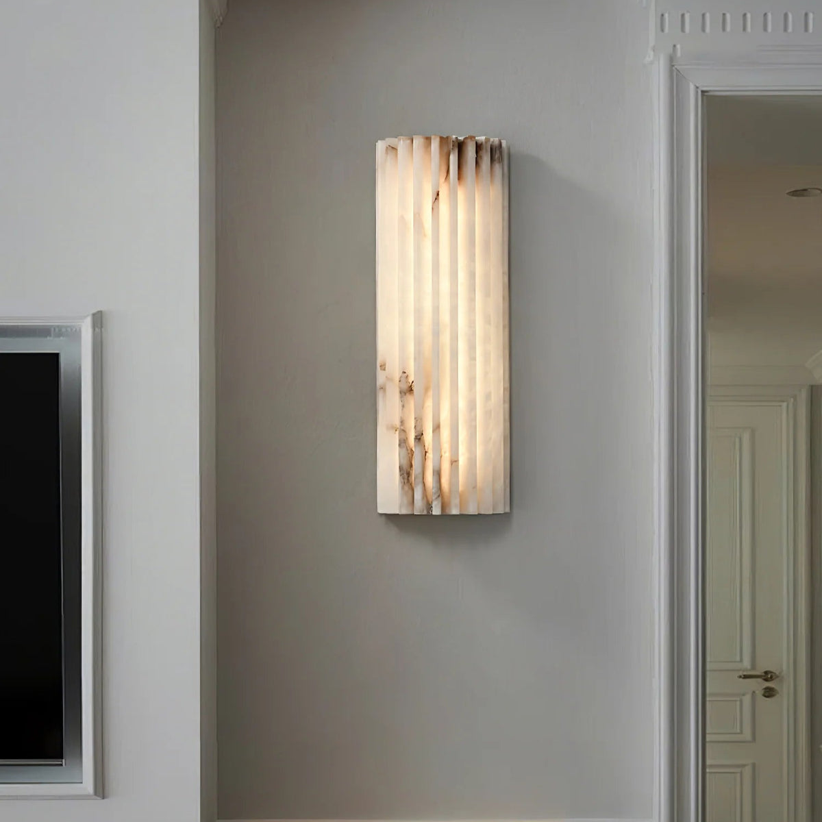 Alvia Alabaster Wall Light - Per Order