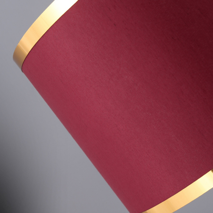 Close-up of Amanda table lamp head design with modern metal finish

