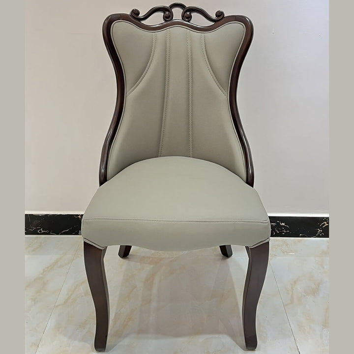 American solid wood restaurant dining chair – sleek finish and timeless design, perfect for upscale dining settings