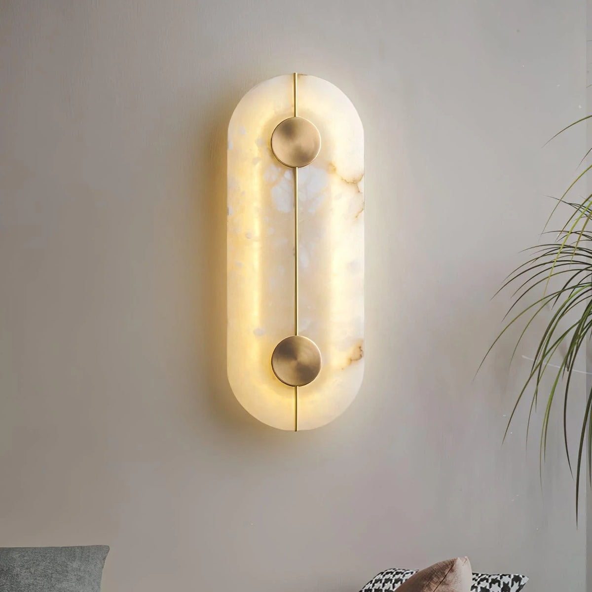 Artistic Alabaster Wall Lamp - Pre Order