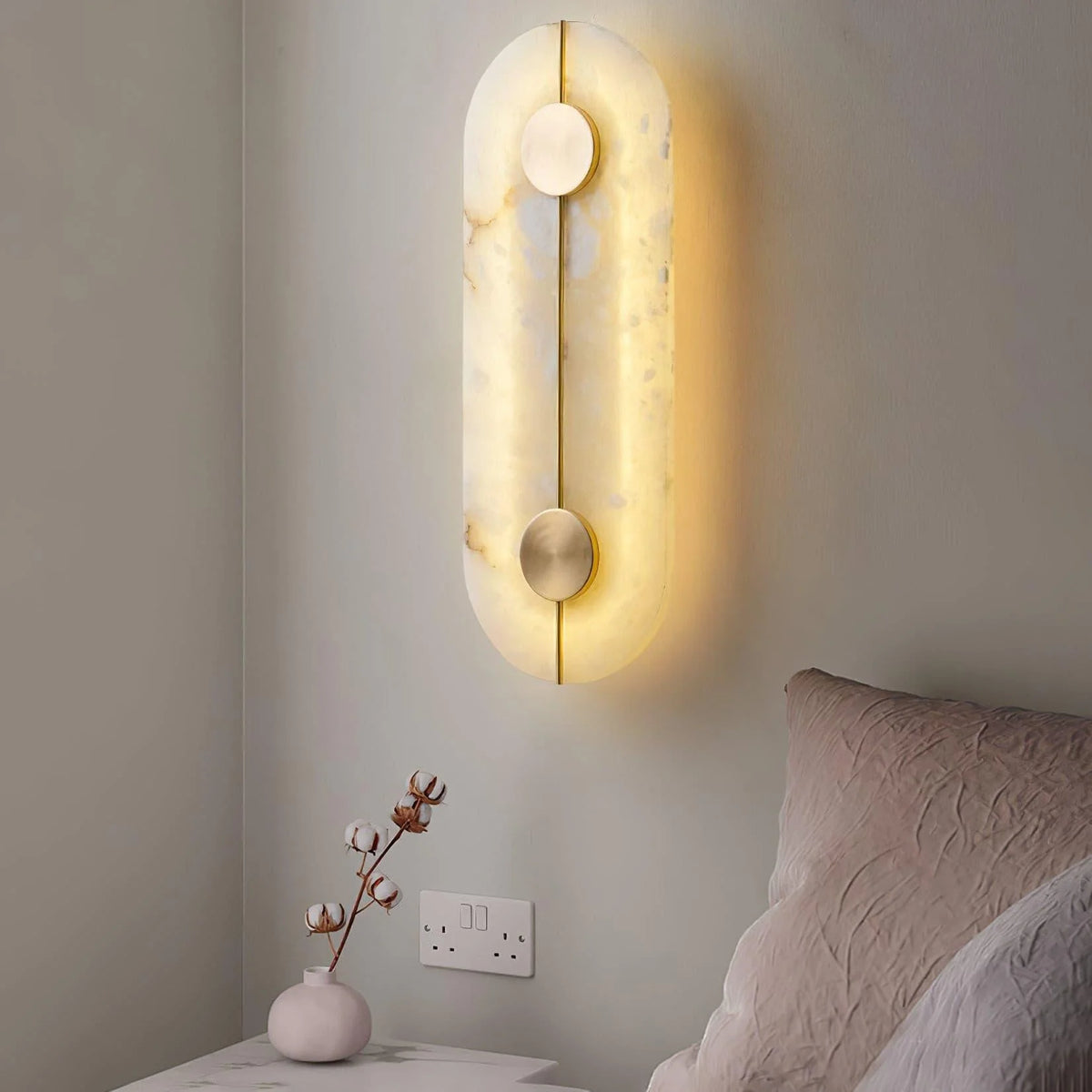Artistic Alabaster Wall Lamp - Pre Order