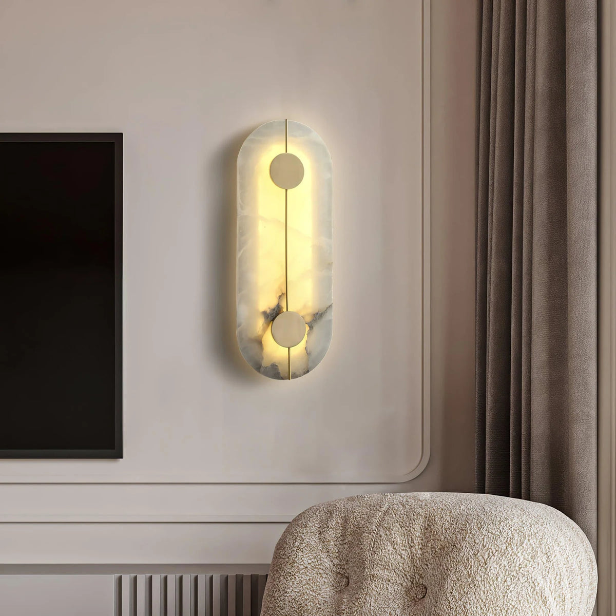 Artistic Alabaster Wall Lamp - Pre Order