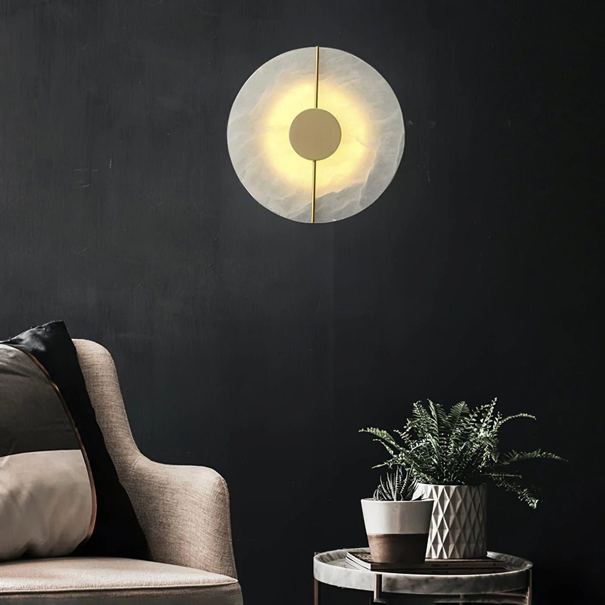 Artistic Alabaster Wall Lamp - Pre Order