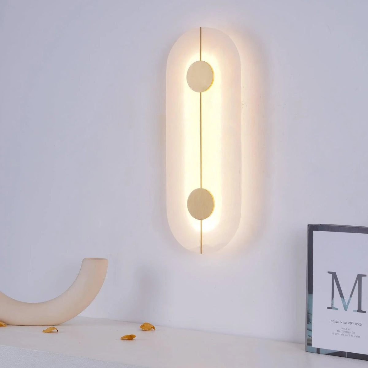 Artistic Alabaster Wall Lamp - Pre Order