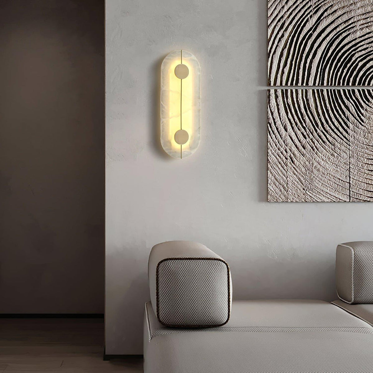 Artistic Alabaster Wall Lamp - Pre Order