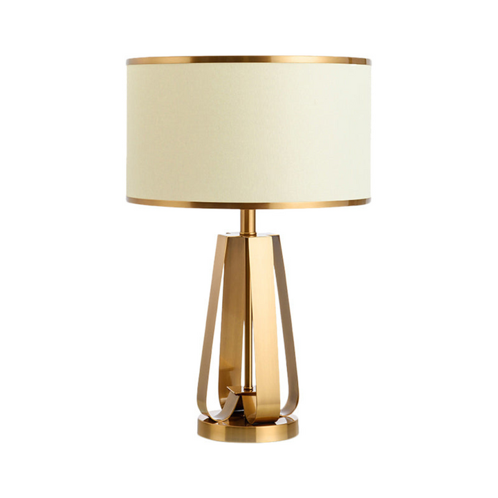 Aura metal-based bedside table lamp, modern sleek design providing warm and stylish ambient lighting