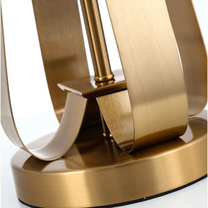 Aura metal-based bedside table lamp with stylish stand, modern design for elegant ambient bedroom lighting
