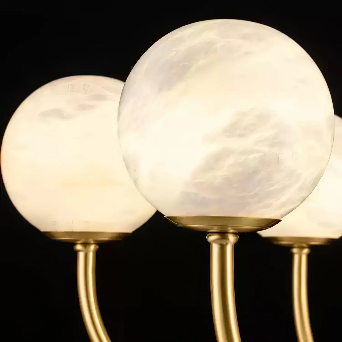 Aurelian Alabaster Globe Chandelier - Pre Order