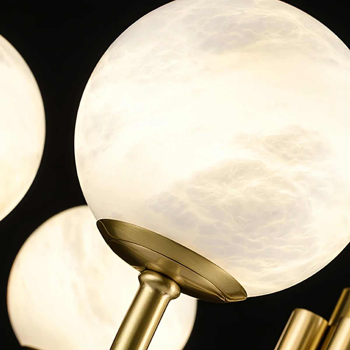 Aurelian Alabaster Globe Chandelier - Pre Order