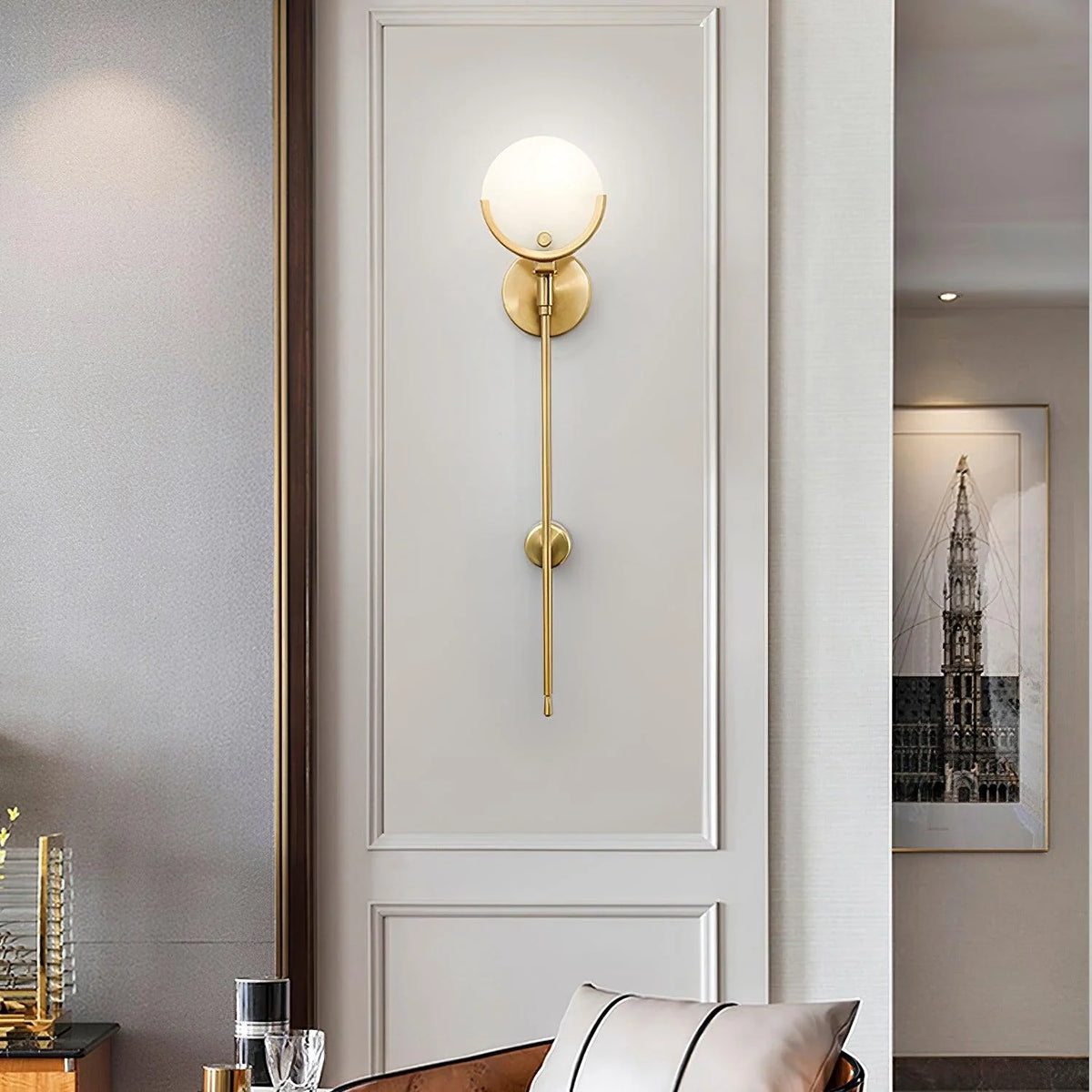 Ava Brass Wall Lamp - Pre Order
