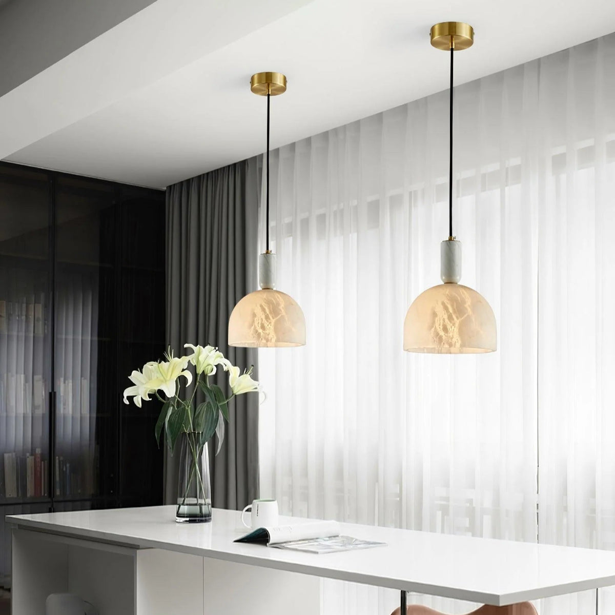 Blair Alabaster Pendant Light - Pre Order