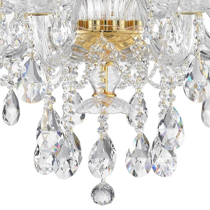 Boho 8-arm elegant dining chandelier hanging above a dining table, featuring rustic design and warm ambient lighting in a stylish interior