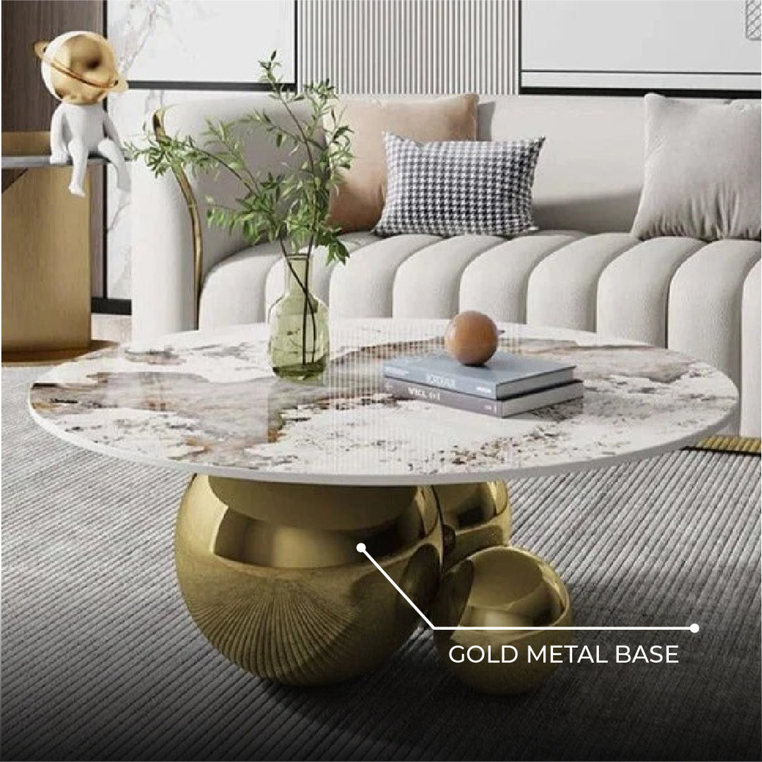 Bubble coffee table with modern, unique design – artistic furniture piece featuring rounded shapes and sleek finish for contemporary living spaces.
