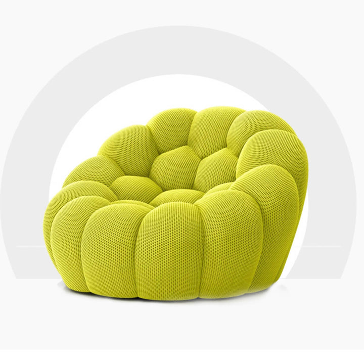 Side view of Bubble Sofa SF34 in Australia – elegant curved silhouette with modern plush upholstery