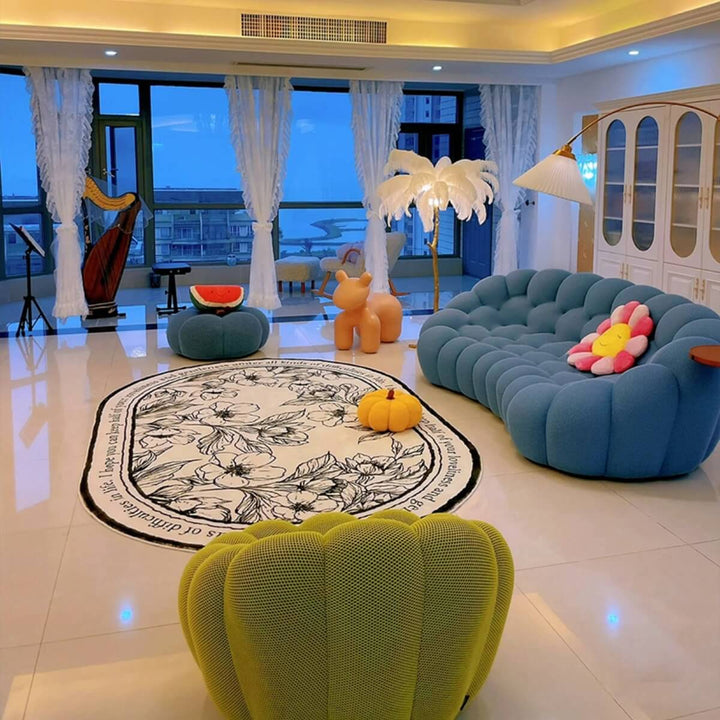 Bubble Sofa SF34 in elegant Australian living room – stylish rounded sofa enhancing modern home décor