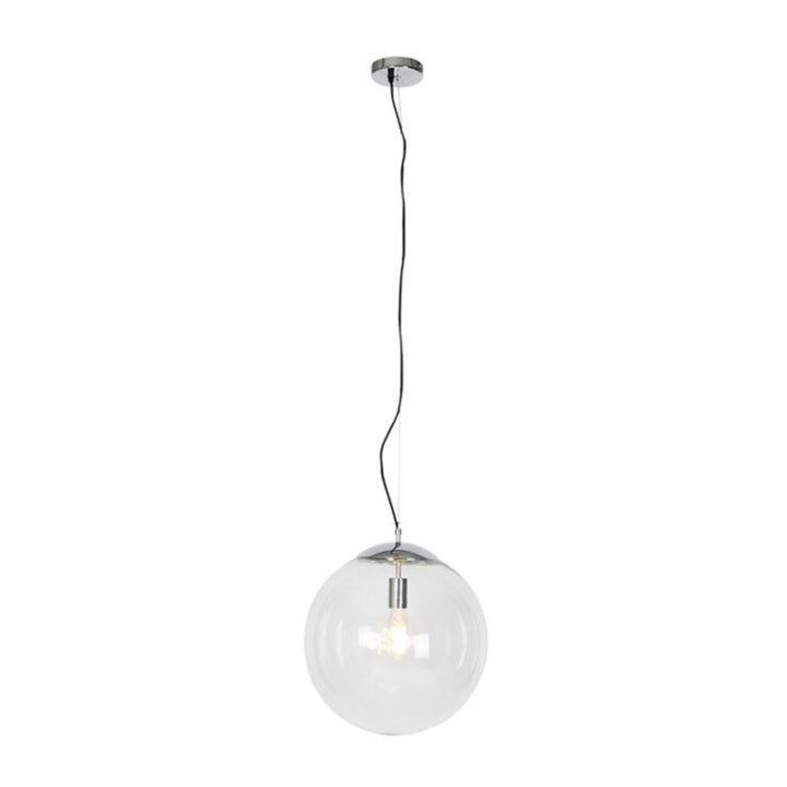 Full view of single light pendant fixture featuring sleek design, ideal for modern interior lighting
