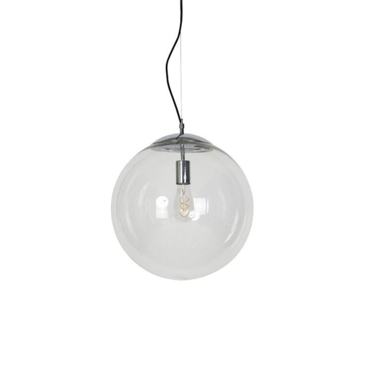 CY-6148-1 single light pendant fixture in modern design, shown turned off in a minimalist interior setting