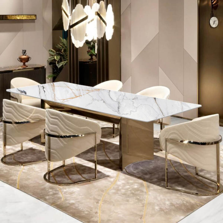 CZ50 Morocco dining table set in elegant Australian dining space with modern stylish decor
