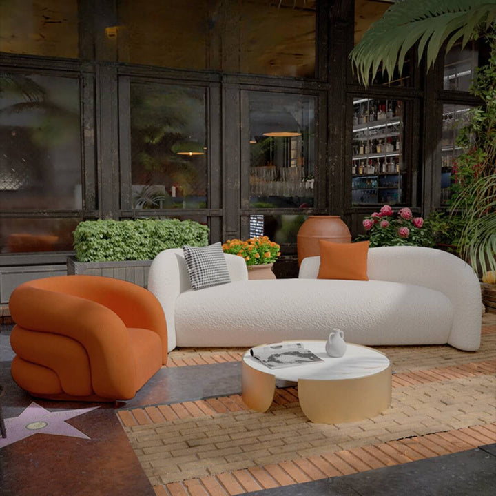 Caliber Teddy Lounge Chair in Australian living room with elegant interior and cozy design
