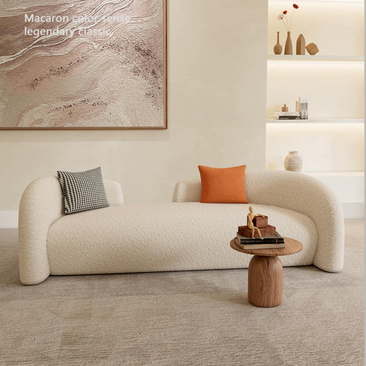 Front view of Caliber Teddy Lounge Chair in elegant Australian interior with plush cozy design