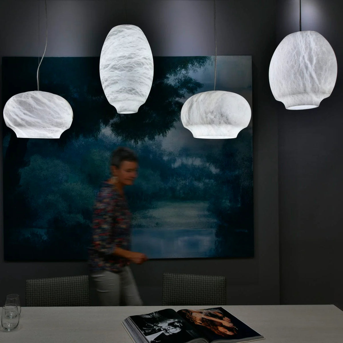 Camille Alabaster Pendant Lamp - Pre Order
